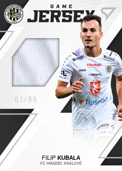 Filip Kubala Hradec Kralove SportZoo FORTUNA:LIGA 2022/23 1. serie Game Jersey /99 #GJ-FK