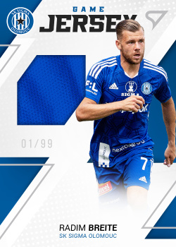 Radim Breite Sigma Olomouc SportZoo FORTUNA:LIGA 2022/23 1. serie Game Jersey /99 #GJ-RB