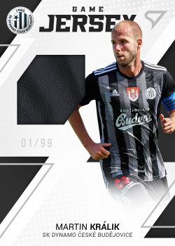 Martin Kralik Ceske Budejovice SportZoo FORTUNA:LIGA 2022/23 1. serie Game Jersey /99 #GJ-MK