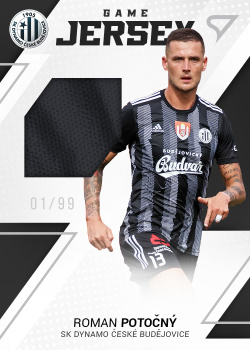 Roman Potocny Ceske Budejovice SportZoo FORTUNA:LIGA 2022/23 1. serie Game Jersey /99 #GJ-RP
