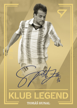 Tomas Hunal Viktoria Zizkov SportZoo FORTUNA:LIGA 2022/23 1. serie Klub Legend Auto /99 #KL20