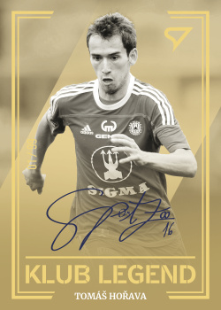 Tomas Horava Sigma Olomouc SportZoo FORTUNA:LIGA 2022/23 1. serie Klub Legend Auto /99 #KL21