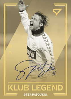 Petr Papousek Liberec SportZoo FORTUNA:LIGA 2022/23 1. serie Klub Legend Auto /99 #KL23