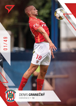 Denis Granecny Brno SportZoo FORTUNA:LIGA 2022/23 1. serie Red /49 #189