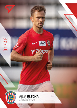Filip Blecha Brno SportZoo FORTUNA:LIGA 2022/23 1. serie Red /49 #192