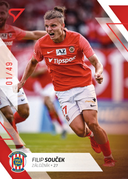 Filip Soucek Brno SportZoo FORTUNA:LIGA 2022/23 1. serie Red /49 #194