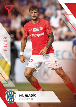Jan Hladik Brno SportZoo FORTUNA:LIGA 2022/23 1. serie Red /49 #196
