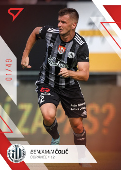 Benjamin Colic Ceske Budejovice SportZoo FORTUNA:LIGA 2022/23 1. serie Red /49 #116
