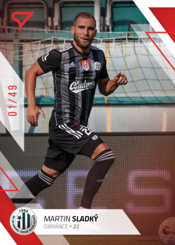 Martin Sladky Ceske Budejovice SportZoo FORTUNA:LIGA 2022/23 1. serie Red /49 #119