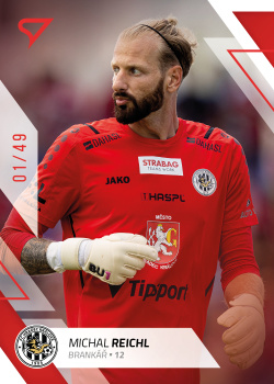 Michal Reichl Hradec Kralove SportZoo FORTUNA:LIGA 2022/23 1. serie Red /49 #67
