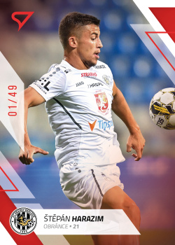 Stepan Harazim Hradec Kralove SportZoo FORTUNA:LIGA 2022/23 1. serie Red /49 #69