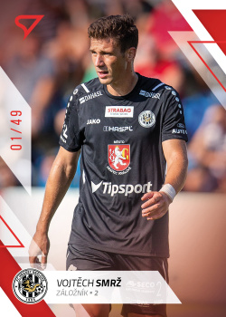 Vojtech Smrz Hradec Kralove SportZoo FORTUNA:LIGA 2022/23 1. serie Red /49 #75