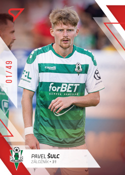 Pavel Sulc Jablonec SportZoo FORTUNA:LIGA 2022/23 1. serie Red /49 #161