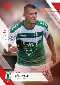 Vaclav Sejk Jablonec SportZoo FORTUNA:LIGA 2022/23 1. serie Red /49 #162
