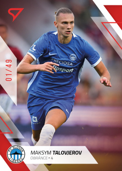 Maksym Talovjerov Liberec SportZoo FORTUNA:LIGA 2022/23 1. serie Red /49 #108