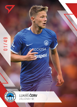 Lukas Cerv Liberec SportZoo FORTUNA:LIGA 2022/23 1. serie Red /49 #109