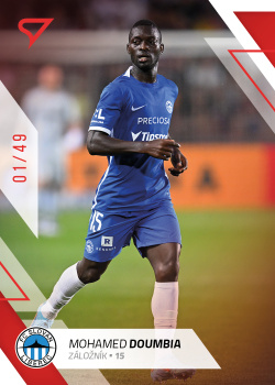 Mohamed Doumbia Liberec SportZoo FORTUNA:LIGA 2022/23 1. serie Red /49 #110