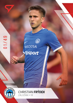 Christian Frydek Liberec SportZoo FORTUNA:LIGA 2022/23 1. serie Red /49 #111