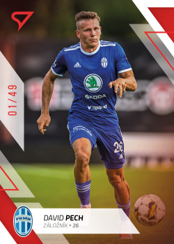 David Pech Mlada Boleslav SportZoo FORTUNA:LIGA 2022/23 1. serie Red /49 #87