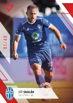 Jiri Skalak Mlada Boleslav SportZoo FORTUNA:LIGA 2022/23 1. serie Red /49 #88