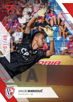 Jakub Markovic Pardubice SportZoo FORTUNA:LIGA 2022/23 1. serie Red /49 #127
