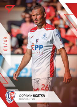 Dominik Kostka Pardubice SportZoo FORTUNA:LIGA 2022/23 1. serie Red /49 #129