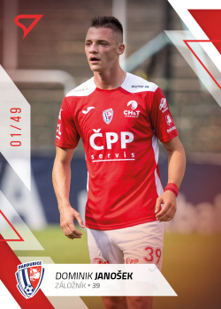 Dominik Janosek Pardubice SportZoo FORTUNA:LIGA 2022/23 1. serie Red /49 #132