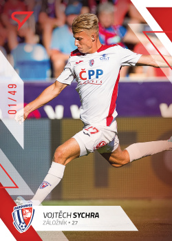 Vojtech Sychra Pardubice SportZoo FORTUNA:LIGA 2022/23 1. serie Red /49 #134