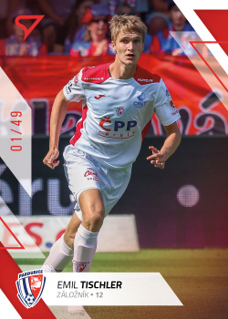 Emil Tischler Pardubice SportZoo FORTUNA:LIGA 2022/23 1. serie Red /49 #135
