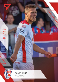 David Huf Pardubice SportZoo FORTUNA:LIGA 2022/23 1. serie Red /49 #138