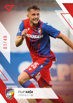 Filip Kasa Viktoria Plzen SportZoo FORTUNA:LIGA 2022/23 1. serie Red /49 #6