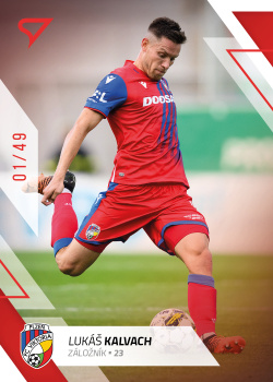 Lukas Kalvach Viktoria Plzen SportZoo FORTUNA:LIGA 2022/23 1. serie Red /49 #9