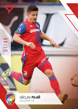 Vaclav Pilar Viktoria Plzen SportZoo FORTUNA:LIGA 2022/23 1. serie Red /49 #12
