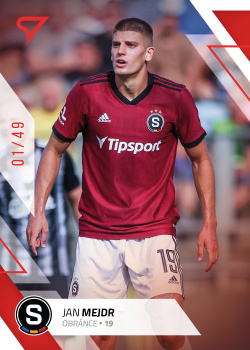 Jan Mejdr Sparta Praha SportZoo FORTUNA:LIGA 2022/23 1. serie Red /49 #33