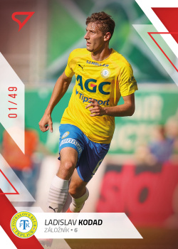 Ladislav Kodad Teplice SportZoo FORTUNA:LIGA 2022/23 1. serie Red /49 #181