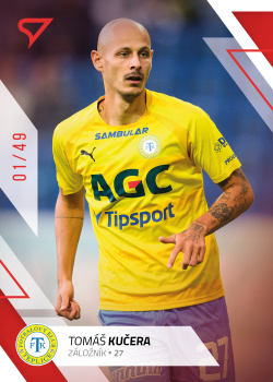 Tomas Kucera Teplice SportZoo FORTUNA:LIGA 2022/23 1. serie Red /49 #182
