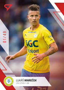Lukas Marecek Teplice SportZoo FORTUNA:LIGA 2022/23 1. serie Red /49 #183