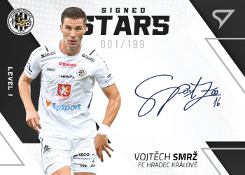 Vojtech Smrz Hradec Kralove SportZoo FORTUNA:LIGA 2022/23 1. serie Signed Stars Auto Level 1 /199 #SL1-VS