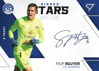 Filip Nguyen Slovacko SportZoo FORTUNA:LIGA 2022/23 1. serie Signed Stars Auto Level 2 /149 #SL2-FN