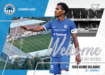 Theo Gebre Selassie Liberec SportZoo FORTUNA:LIGA 2022/23 1. serie Welcome to my Office #WO-11