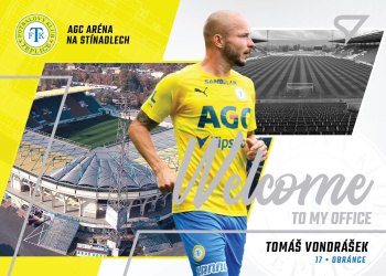Tomas Vondrasek Teplice SportZoo FORTUNA:LIGA 2022/23 1. serie Welcome to my Office #WO-17