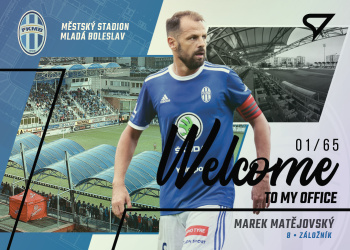 Marek Matejovsky Mlada Boleslav SportZoo FORTUNA:LIGA 2022/23 1. serie Welcome to my Office /65 #WO-09