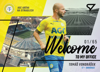 Tomas Vondrasek Teplice SportZoo FORTUNA:LIGA 2022/23 1. serie Welcome to my Office /65 #WO-17