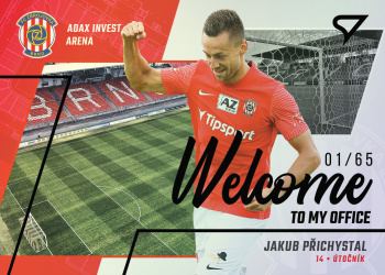 Jakub Prichystal Brno SportZoo FORTUNA:LIGA 2022/23 1. serie Welcome to my Office /65 #WO-18