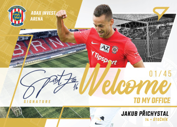 Jakub Prichystal Brno SportZoo FORTUNA:LIGA 2022/23 1. serie Welcome to my Office Auto /45 #WOS-PR