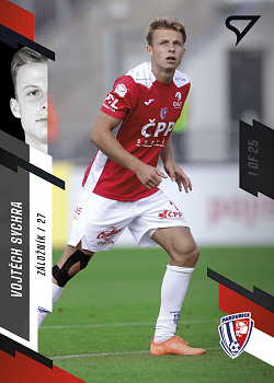 Vojtech Sychra Pardubice SportZoo FORTUNA:LIGA 2023/24 1. serie Black /25 #170