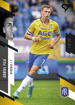 Daniel Fila Teplice SportZoo FORTUNA:LIGA 2023/24 1. serie Black /25 #147