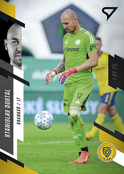 Stanislav Dostal Zlin SportZoo FORTUNA:LIGA 2023/24 1. serie Black /25 #175