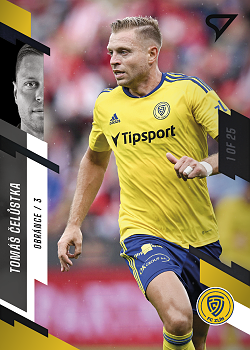 Tomas Celustka Zlin SportZoo FORTUNA:LIGA 2023/24 1. serie Black /25 #177