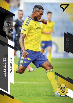 Joss Didiba Zlin SportZoo FORTUNA:LIGA 2023/24 1. serie Black /25 #180